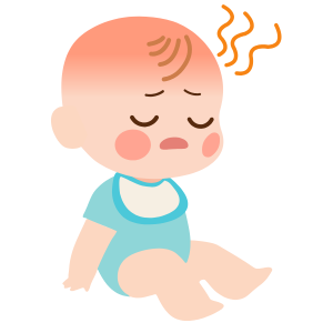 発熱の赤ちゃん